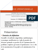 Recherche Operationnelle