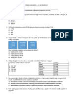 Diagnóstico 6° PRIMARIA