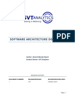 Software Architecture Document: Author: Gerard Mundo Bosch Content Owner: SVT Analytics