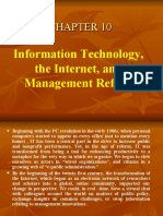 Information Technology, The Internet, and Management Reform