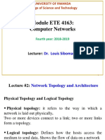 Module ETE 4163: Computer Networks: Lecturer