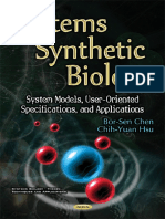 Systems Synthetic Biology System Models, User-Oriented Specifica