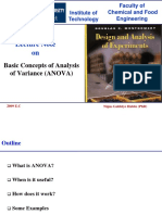 Introduction To Analysis of VarianceC