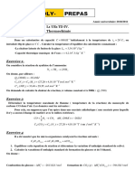 TD 4 La Thermochimie