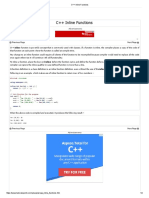 C++ Inline Functions