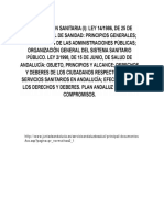 Tema 3 La Ley General de Sanidad 