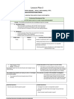 Lesson Plan 2: Planning An Inquiry Based Lesson/Activity/Project Name