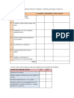 Lista de Cotejo Sobre El Informe Final de La Webquest Realizada