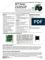 LV MaxSonar EZ Datasheet