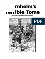 Tarnhelm's Terrible Tome: House Rules For 0e Games