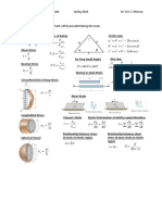 Formula Sheet For Exam 1