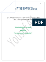 Math Review by Yousuf Ali