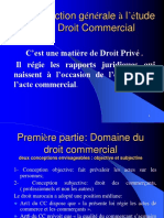 Introduction Générale À L'étude Du Droit Commercial PDF