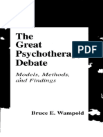 The Great Psychotherapy Debate PDF