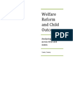 Welfare Reform and Child Outcomes