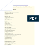 Lesson 1 AP: Minimum Composition of The SFP and Some Audit Notes