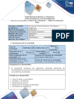 Guia de Actividades y Rubrica de Evaluación - Etapa 5 Evaluación Final