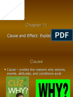 Cause and Effect: Explaining Why