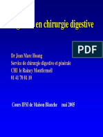 Urgences en Chirurgie Digestive