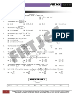 Basic Maths: Answer Key