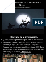 Caminando Sabiamente, en El Mundo de Los Necios: Tesoros Escondidos Proverbios 1:7