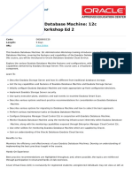Exadata Database Machine 12c Administration Workshop Ed 2