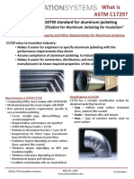 C1729 Is A New ASTM Standard For Aluminum Jacketing