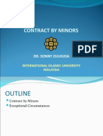 Contract 1 - Contract by Minors