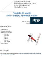 DRIs Nutrição