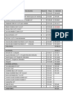 Orçamento Para-Raios 2018