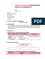 Módulos de Aprendizaje 5° - Abril