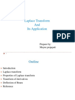 Laplace Transform and Its Application: Prepare By: Mayur Prajapati