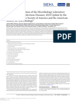 A Guide To Utilization of The Microbiology Laboratory For Diagnosis of Infectious Diseases: 2018 Update by The Infectious Diseases Society of America and The American Society For Microbiologya