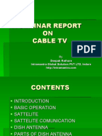 A Seminar Report ON Cable TV