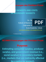 BC30603 Presentation5-Valuing Benefits and Cost in Secondary Markets