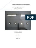 Light Emitting Diodes For Photovoltaic Off-Grid Homes