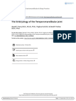 The Embryology of The Temporomandibular Joint: Cranio®