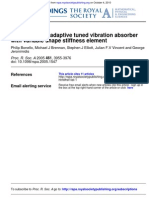 With Variable Shape Stiffness Element Designs For An Adaptive Tuned Vibration Absorber