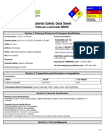 Whiting (CalciumCarbonate) MSDS