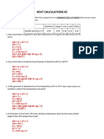 Heat Calculations 2 Answers