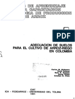 Adecuacion de Suelos para El Cultivo de Arroz PDF