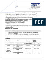 Sap Abap Sample Resume