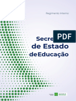 SEDF Regimento Interno Da Secretaria de Estado de Educação Do DF