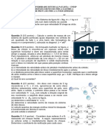 Terceira Lista de Fisica 2018