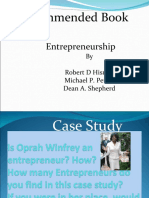 Recommended Book: Entrepreneurship