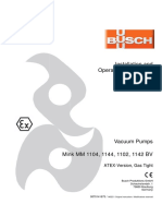 Busch Instruction Manual Mink MM 1104-1142 BV ATEX Gastight en 0870141675