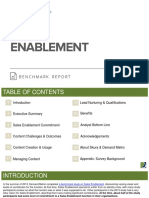 Sales Enablement Benchmark Report PDF