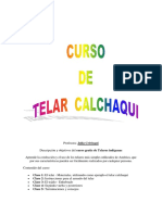 Curso de Telar Calchaqui