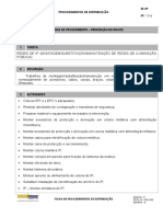 Fichas de Procedimento Prevenção de Riscos 1 Tarefa Redes de Ip (Montagem - Substituição - Manutenção de Redes de Iluminação Pública)