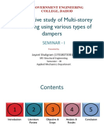 Comparative Study of Multistorey Building Using Various Types of Dampers